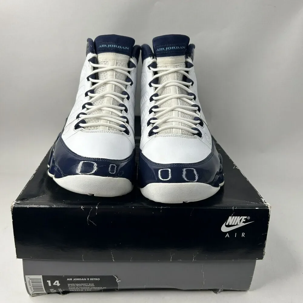 Nike Shoes Air Jordan 9 Retro OG “UNC/Pearl Blue” 2024